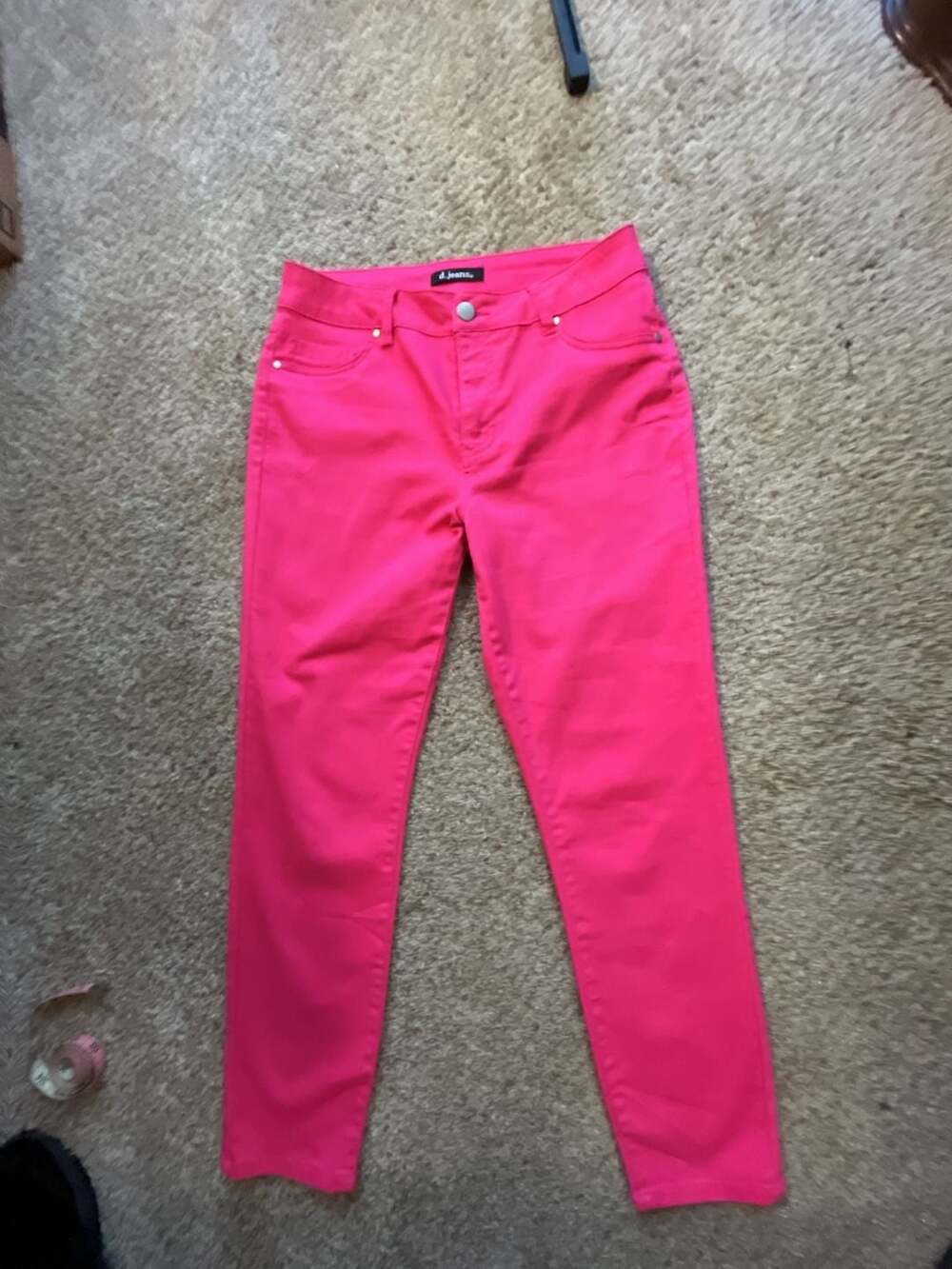 d.jeans Hot Pink Stretchy Skinny Jeans